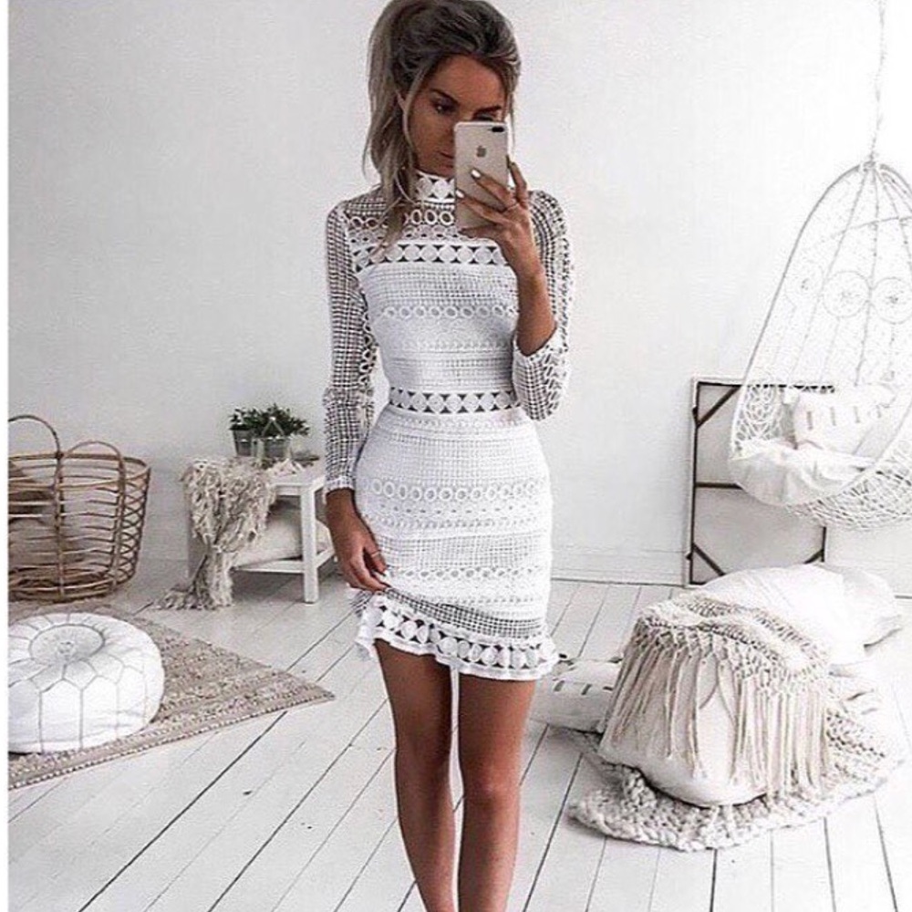The fox & I white dress size small